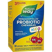 Primadophilus Kids Череша Дъчщаши Таблетки Пробиотик Х30 Natures Way