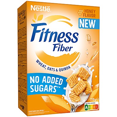 Зърнена Закуска Nestle Fitness с Мед без Добавена Захар
