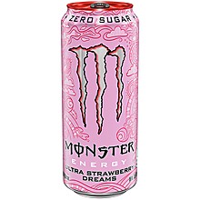 Енергийна Напитка Monster Ultra Strawberry Dreams без Захар