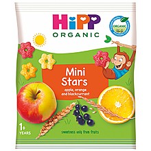 Био Зърнен Снак Hipp Мини Звездички 1г+
