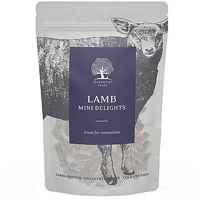 Лакомство за Кучета Essential Foods Lamb Mini Delights Grain Free с Агнешко Месо