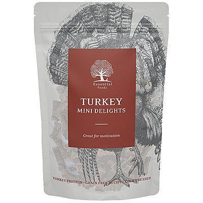 Лакомство за Кучета Essential Foods Turkey Mini Delight с Пуешко Месо
