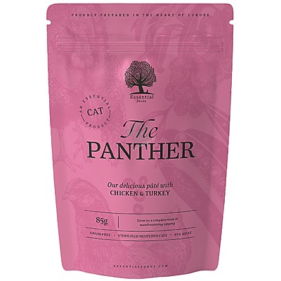 Храна за Котки Essential Foods The Panther за Кастрирани Котки с Пилешки Филенца и Пуешко Пауч