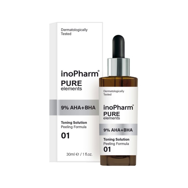 Inopharm Pure Elements Пилинг За Лице С 9% Алфа И Бета Хидрокси ...