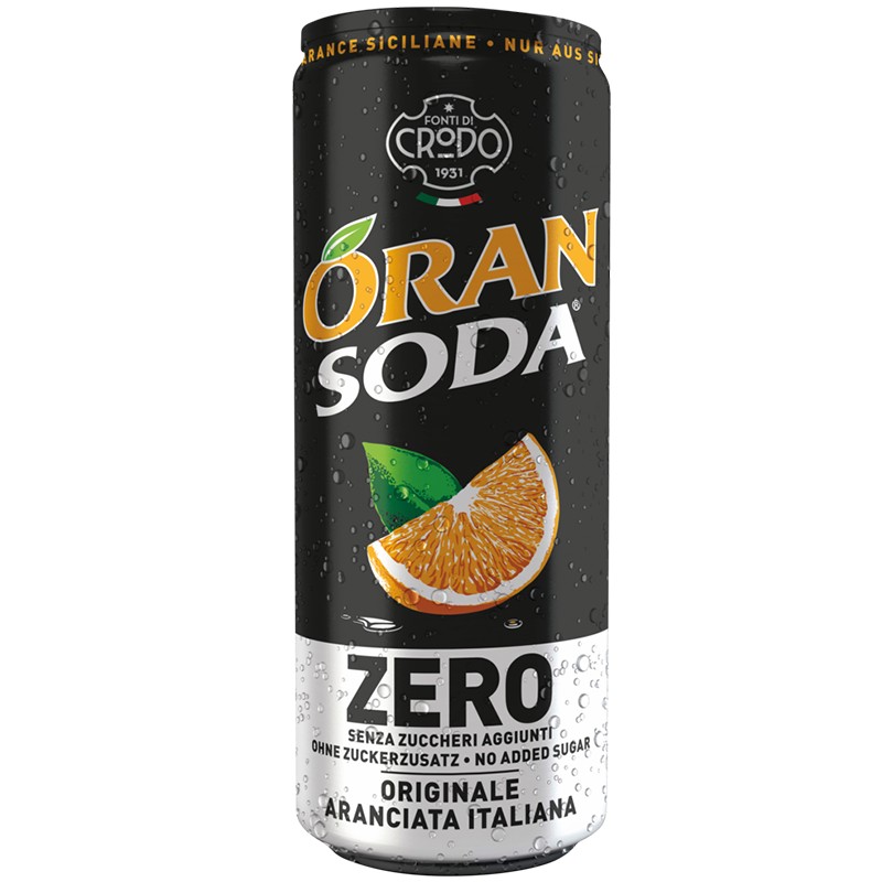 Газирана Напитка Crodo Oran Soda Портокал 20% без Добавена Захар - eBag.bg