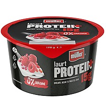Протеинов Йогурт Muller Обезмаслен 0% с Нар, Малини и Годжи бери