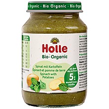Био Пюре Holle Спанак и Картофи след 5 мес.
