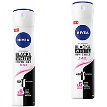 Део Спрей Nivea Invisible Black and White Clear