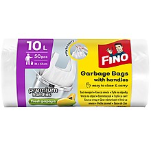 Торби за Смет Fino Цветни 10л с Аромат Папая