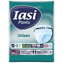 Гащи за Възрастни Iasi Pants Унисекс XXL №5 при Инконтиненция
