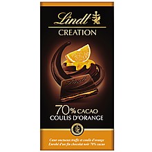 Шоколад Lindt Creation 70% Какао и Мус с Портокал