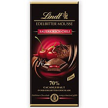 Шоколад Lindt Creation 70% Какао и Мус с Вишна и Чили