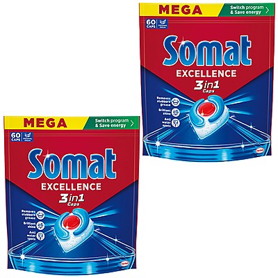 Капсули за Съдомиялна Somat Mega Excellence 3в1