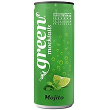 Газирана Напитка Green Mocktails Мохито Без Добавена Захар