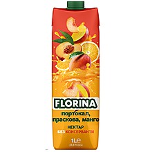 Нектар Florina Портокал, Праскова и Манго 50%