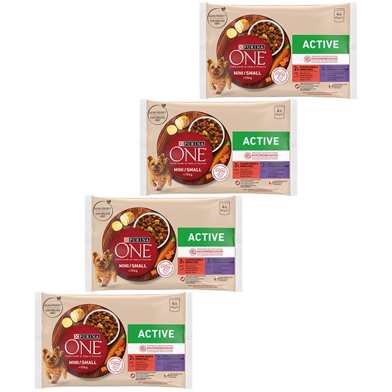 Храна за Кучета Purina One Mini Active Пауч Говеждо и Картофи - eBag.bg