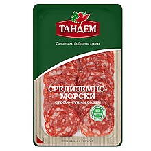 Салам Тандем Средиземноморски Сурово Сушен Слайс