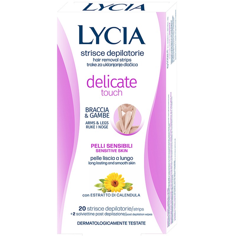 Депилиращи Ленти за Тяло Lycia Delicate Touch за Чувствителна Кожа ...