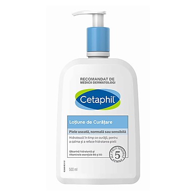 Cetaphil Нежна Почистваща Емулсия За Лице И Тяло За Суха, Нормална Или Чувствителна Кожа 500мл