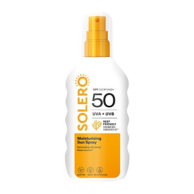 Solero Слънцезащитен Хидратиращ Спрей Spf50 200мл