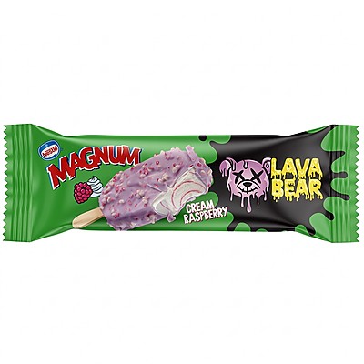 Сладолед Magnum Lava Bear Сметана и Малина