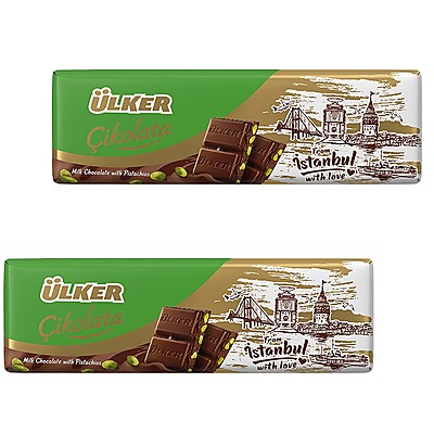 Шоколад Ulker Млечен с Шамфъстък