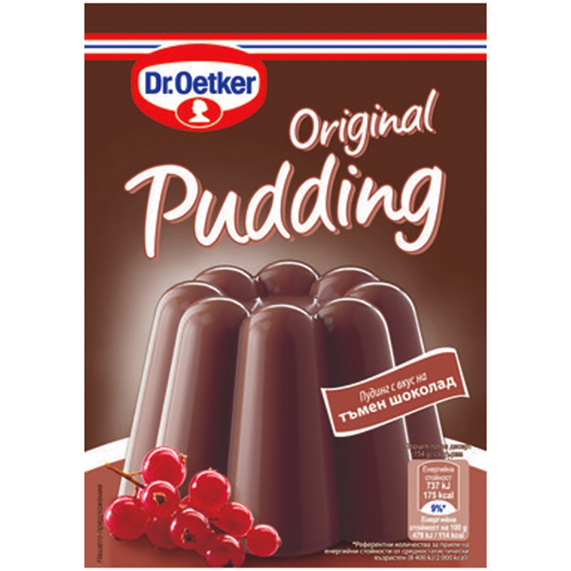 Пудинг Dr Oetker Тъмен Шоколад с цена от 0.79 лв. - eBag.bg
