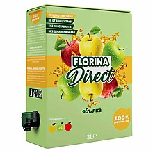 Студено Пресован Сок Florina Direct Ябълка 100%