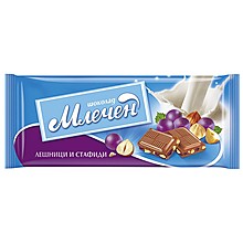 Шоколад Млечен с Лешници и Стафиди